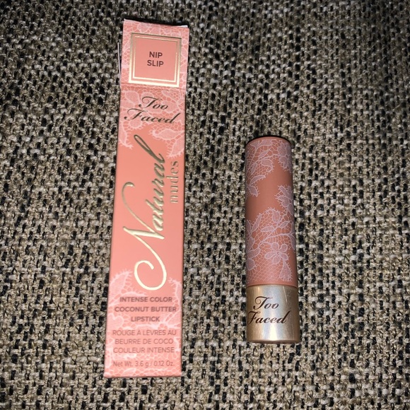 Too Faced | Makeup | Too Faced Natural Nudes Coconut Lipstick Nwt | Poshmark